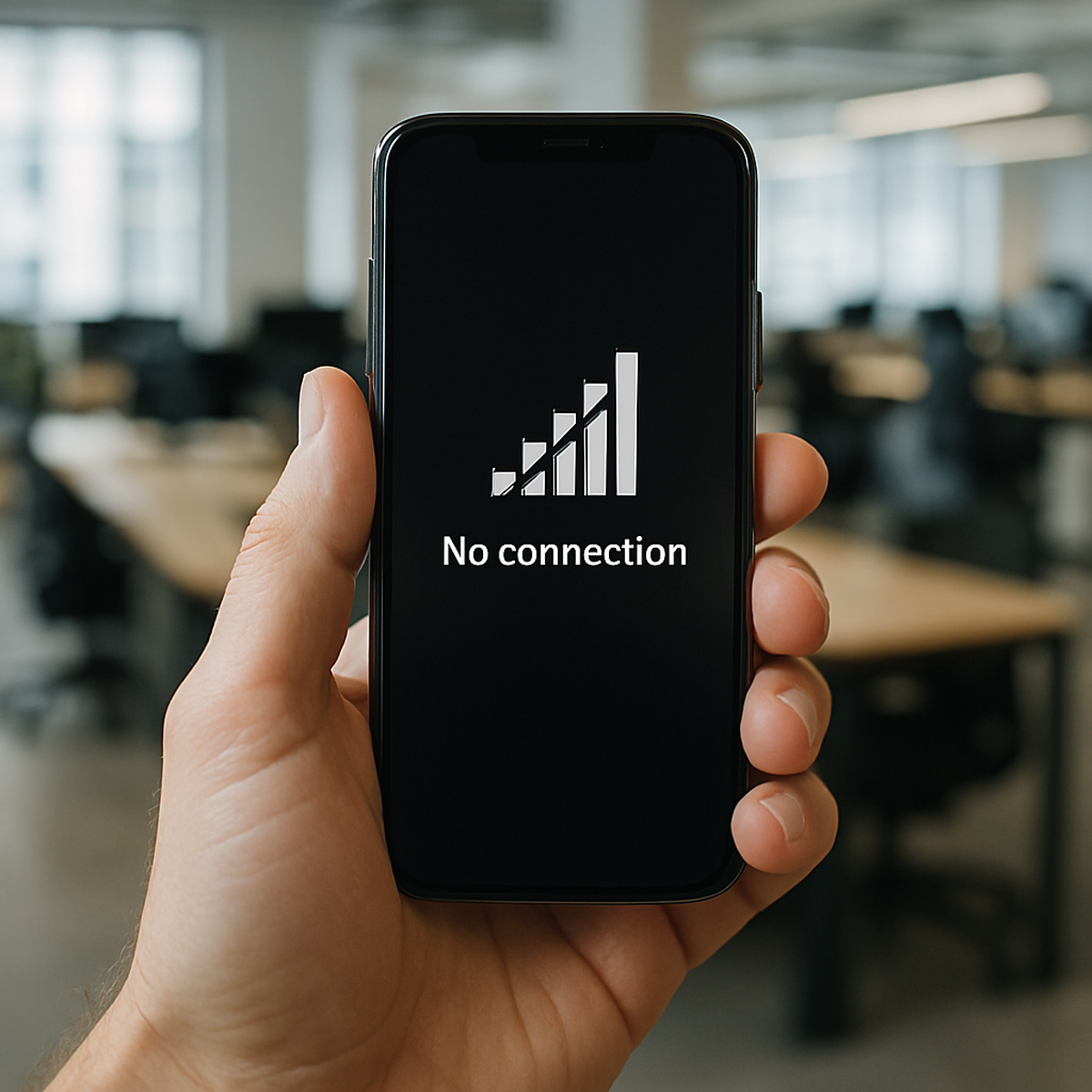 Perte de connexion dû à la cage de Faraday