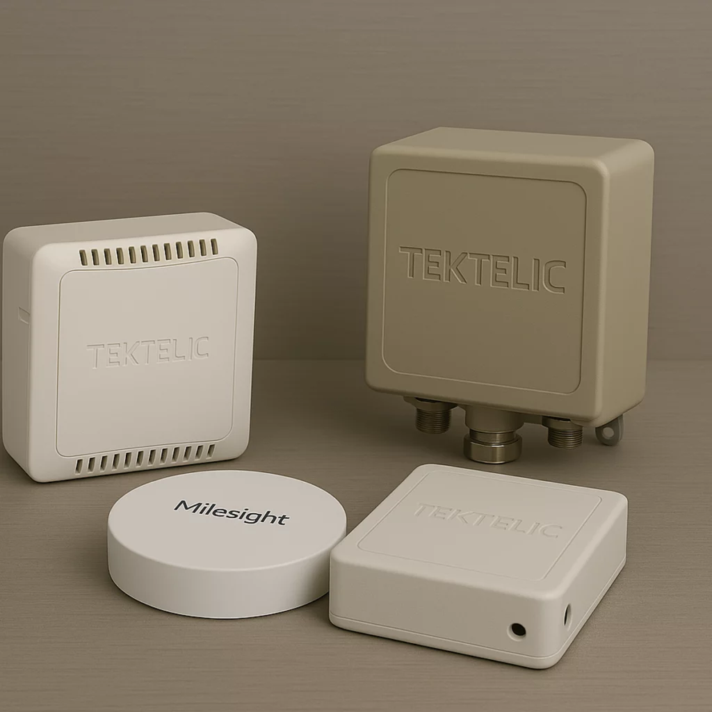 3 gateways LoRaWAN