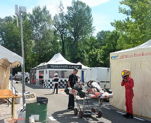 Préparation au karting