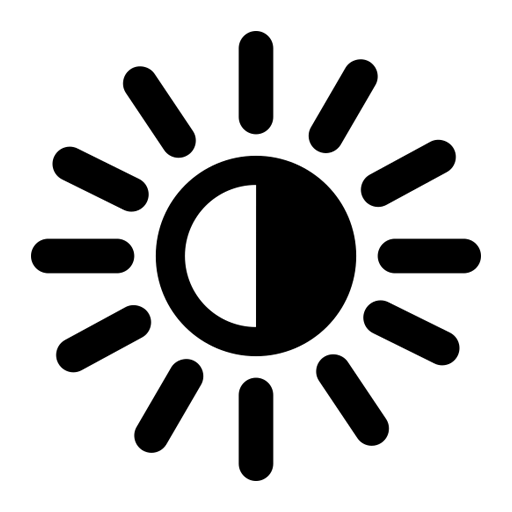 Icone luminosité